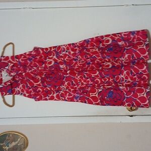 Lilly Pulitzer Vibrant Floral Sleeveless‎ Dress